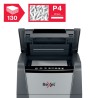 Distrugator automat documente Rexel OPTIMUM 130M , 130 coli, P5, micro-cut (tip particule), cos  44 litri, negru-gri, "2020130ME