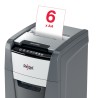 Distrugator automat documente Rexel OPTIMUM 130M , 130 coli, P5, micro-cut (tip particule), cos  44 litri, negru-gri, "2020130ME