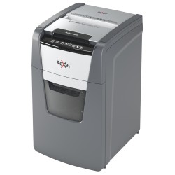 Distrugator automat documente Rexel OPTIMUM 150X , 150 coli, P4, cross-cut (tip confeti), cos  44 litri, negru-gri, "2020150XEU"