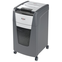 Distrugator automat documente Rexel OPTIMUM 225X , 225 coli, P4, cross-cut (tip confeti), cos  60 litri, negru-gri, "2020225XEU"
