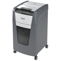 Distrugator automat documente Rexel OPTIMUM 225M , 225 coli, P5, micro-cut (tip particule), cos  60 litri, negru-gri, "2020225ME