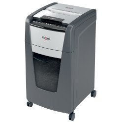Distrugator automat documente Rexel OPTIMUM 300X , 300 coli, P4, cross-cut (tip confeti), cos  60 litri, negru-gri, "2020300XEU"