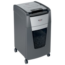 Distrugator automat documente Rexel OPTIMUM 300X , 300 coli, P4, cross-cut (tip confeti), cos  60 litri, negru-gri, "2020300XEU"