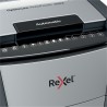 Distrugator automat documente Rexel OPTIMUM 300X , 300 coli, P4, cross-cut (tip confeti), cos  60 litri, negru-gri, "2020300XEU"