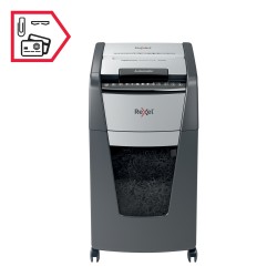 Distrugator automat documente Rexel OPTIMUM 300X , 300 coli, P4, cross-cut (tip confeti), cos  60 litri, negru-gri, "2020300XEU"