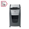 Distrugator automat documente Rexel OPTIMUM 300X , 300 coli, P4, cross-cut (tip confeti), cos  60 litri, negru-gri, "2020300XEU"