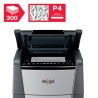 Distrugator automat documente Rexel OPTIMUM 300X , 300 coli, P4, cross-cut (tip confeti), cos  60 litri, negru-gri, "2020300XEU"
