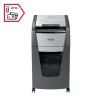Distrugator automat documente Rexel OPTIMUM 300M , 300 coli, P5, micro-cut (tip particule), cos  60 litri, negru-gri, "2020300ME