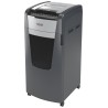 Distrugator automat documente Rexel OPTIMUM 750X , 750 coli, P4, cross-cut (tip confeti), cos 140 litri, negru-gri, "2020750XEU"