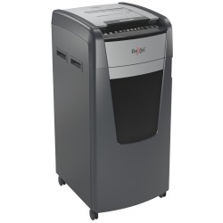 Distrugator automat documente Rexel OPTIMUM 750X , 750 coli, P4, cross-cut (tip confeti), cos 140 litri, negru-gri, "2020750XEU"