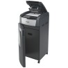 Distrugator automat documente Rexel OPTIMUM 750X , 750 coli, P4, cross-cut (tip confeti), cos 140 litri, negru-gri, "2020750XEU"