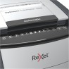 Distrugator automat documente Rexel OPTIMUM 750X , 750 coli, P4, cross-cut (tip confeti), cos 140 litri, negru-gri, "2020750XEU"