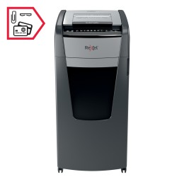 Distrugator automat documente Rexel OPTIMUM 750X , 750 coli, P4, cross-cut (tip confeti), cos 140 litri, negru-gri, "2020750XEU"