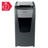 Distrugator automat documente Rexel OPTIMUM 750X , 750 coli, P4, cross-cut (tip confeti), cos 140 litri, negru-gri, "2020750XEU"