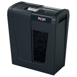Distrugator manual documente Rexel SECURE   S5,   5 coli, P2, strip-cut (tip fasii), cos  10 litri, negru, "2020121EU" (timbru v