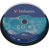 CD-R VERBATIM  700MB, 80min, viteza 52x,  10 buc, spindle, "43437" 7235