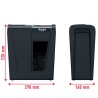 Distrugator manual documente Rexel SECURE   S5,   5 coli, P2, strip-cut (tip fasii), cos  10 litri, negru, "2020121EU" (timbru v