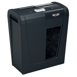 Distrugator manual documente Rexel SECURE   S5,   5 coli, P2, strip-cut (tip fasii), cos  10 litri, negru, "2020121EU" (timbru v