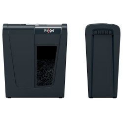 Distrugator manual documente Rexel SECURE   S5,   5 coli, P2, strip-cut (tip fasii), cos  10 litri, negru, "2020121EU" (timbru v