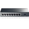 SWITCH PoE TP-LINK  8 porturi Gigabit (4 PoE), IEEE 802.3af, carcasa metalica "TL-SG1008P" (timbru verde 2 lei)