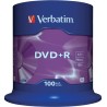DVD+R VERBATIM  4.7GB, 120min, viteza 16x, 100 buc, Single Layer, spindle, "Matt Silver" "43551"