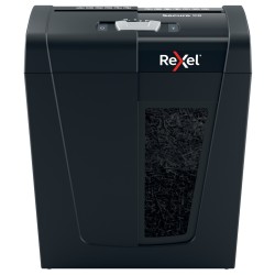 Distrugator manual documente Rexel SECURE   X8,   8 coli, P4, cross-cut (tip confeti), cos  14 litri, negru, "2020123EU" (timbru