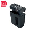 Distrugator manual documente Rexel SECURE   X8,   8 coli, P4, cross-cut (tip confeti), cos  14 litri, negru, "2020123EU" (timbru