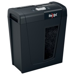 Distrugator manual documente Rexel SECURE   X8,   8 coli, P4, cross-cut (tip confeti), cos  14 litri, negru, "2020123EU" (timbru