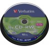 CD-RW VERBATIM  700MB, 80min, viteza 8-12x,  10 buc, spindle, "43480"