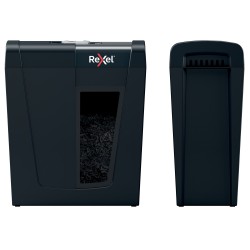 Distrugator manual documente Rexel SECURE   X8,   8 coli, P4, cross-cut (tip confeti), cos  14 litri, negru, "2020123EU" (timbru