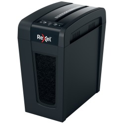 Distrugator manual documente Rexel SECURE   X8 Slim,   8 coli, P4, cross-cut (tip confeti), cos  14 litri, negru, "2020126EU" (t