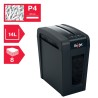 Distrugator manual documente Rexel SECURE   X8 Slim,   8 coli, P4, cross-cut (tip confeti), cos  14 litri, negru, "2020126EU" (t