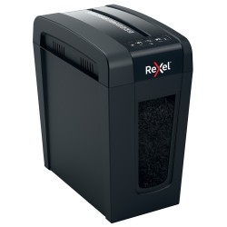 Distrugator manual documente Rexel SECURE   X8 Slim,   8 coli, P4, cross-cut (tip confeti), cos  14 litri, negru, "2020126EU" (t