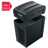 Distrugator manual documente Rexel SECURE  X10 Slim, 10 coli, P4, cross-cut (tip confeti), cos  18 litri, negru, "2020127EU" (ti