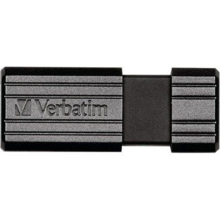 MEMORIE USB VERBATIM PINSTRIPE 8GB USB 2.0 NEGRU "49062" (TIMBRU VERDE 0.03 LEI)
