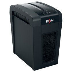 Distrugator manual documente Rexel SECURE  X10 Slim, 10 coli, P4, cross-cut (tip confeti), cos  18 litri, negru, "2020127EU" (ti