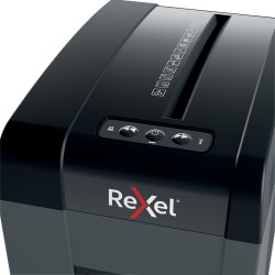 Distrugator manual documente Rexel SECURE  X10 Slim, 10 coli, P4, cross-cut (tip confeti), cos  18 litri, negru, "2020127EU" (ti