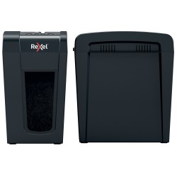 Distrugator manual documente Rexel SECURE  X10 Slim, 10 coli, P4, cross-cut (tip confeti), cos  18 litri, negru, "2020127EU" (ti