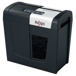 Distrugator manual documente Rexel SECURE MC3,  3 coli, P5, micro-cut (tip particule), cos  10 litri, negru-argintiu, "2020128EU