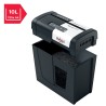 Distrugator manual documente Rexel SECURE MC3,  3 coli, P5, micro-cut (tip particule), cos  10 litri, negru-argintiu, "2020128EU