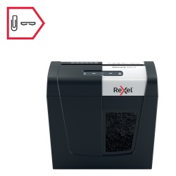 Distrugator manual documente Rexel SECURE MC3,  3 coli, P5, micro-cut (tip particule), cos  10 litri, negru-argintiu, "2020128EU