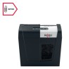 Distrugator manual documente Rexel SECURE MC3,  3 coli, P5, micro-cut (tip particule), cos  10 litri, negru-argintiu, "2020128EU