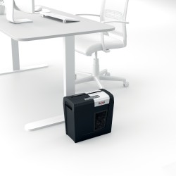 Distrugator manual documente Rexel SECURE MC3,  3 coli, P5, micro-cut (tip particule), cos  10 litri, negru-argintiu, "2020128EU