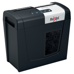 Distrugator manual documente Rexel SECURE MC3,  3 coli, P5, micro-cut (tip particule), cos  10 litri, negru-argintiu, "2020128EU