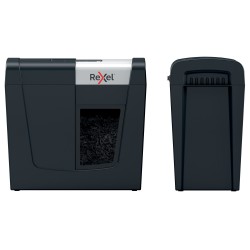 Distrugator manual documente Rexel SECURE MC3,  3 coli, P5, micro-cut (tip particule), cos  10 litri, negru-argintiu, "2020128EU