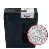 Distrugator manual documente Rexel SECURE MC4,  4 coli, P5, micro-cut (tip particule), cos  14 litri, negru-argintiu, "2020129EU