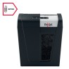 Distrugator manual documente Rexel SECURE MC4,  4 coli, P5, micro-cut (tip particule), cos  14 litri, negru-argintiu, "2020129EU