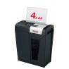 Distrugator manual documente Rexel SECURE MC4,  4 coli, P5, micro-cut (tip particule), cos  14 litri, negru-argintiu, "2020129EU
