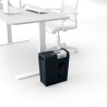 Distrugator manual documente Rexel SECURE MC4,  4 coli, P5, micro-cut (tip particule), cos  14 litri, negru-argintiu, "2020129EU