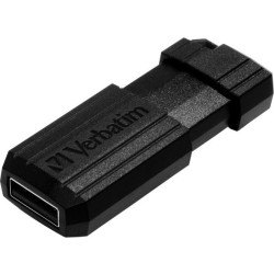 MEMORIE USB VERBATIM PINSTRIPE 64GB USB 2.0 NEGRU  "49065" (TIMBRU VERDE 0.03 LEI)